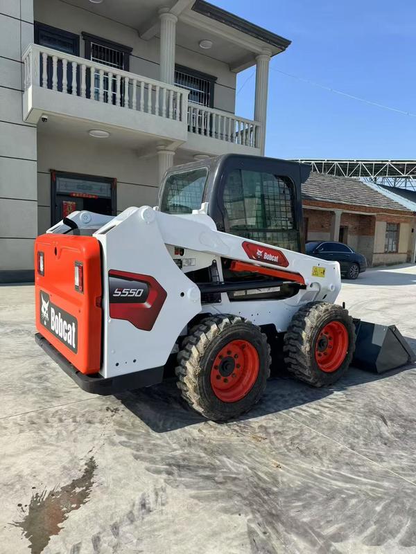 Gebruikte Bobcat S550 Skid Steer Loader China Betrouwbare Exporteur Transport Breedte 1,727m