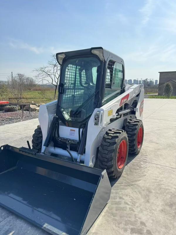 Gebruikte Bobcat S550 Skid Steer Loader China Betrouwbare Exporteur Transport Breedte 1,727m