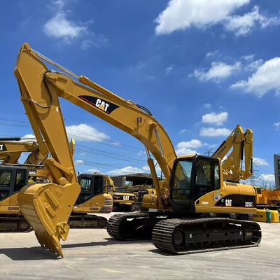 Gebruikte CAT 325CL graafmachine betrouwbare tweedehands Caterpillar 325CL met 9,6m transportlengte